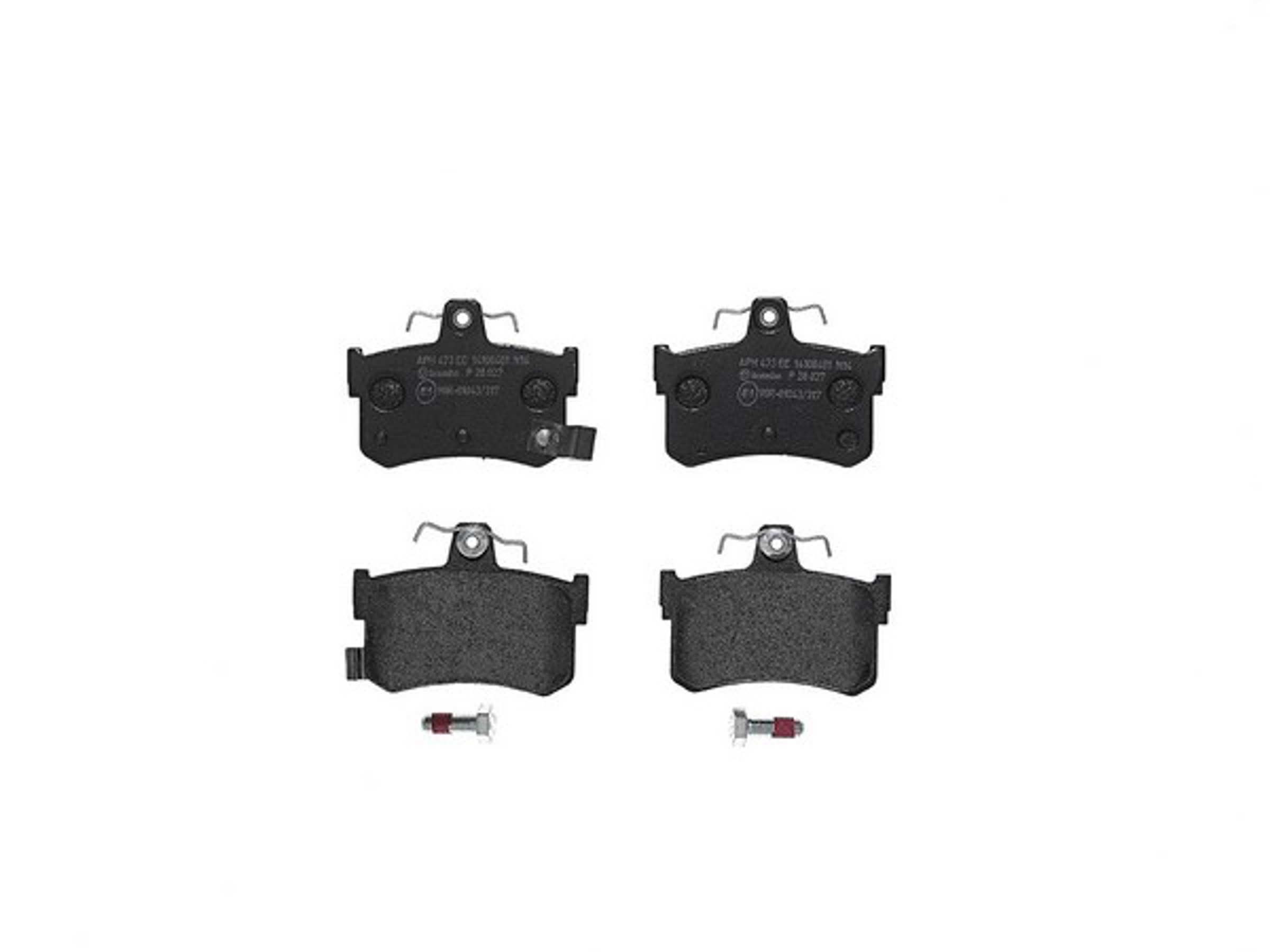Колодки тормозные дисковые BREMBO P28027