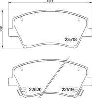 Brake pad BREMBO P30107