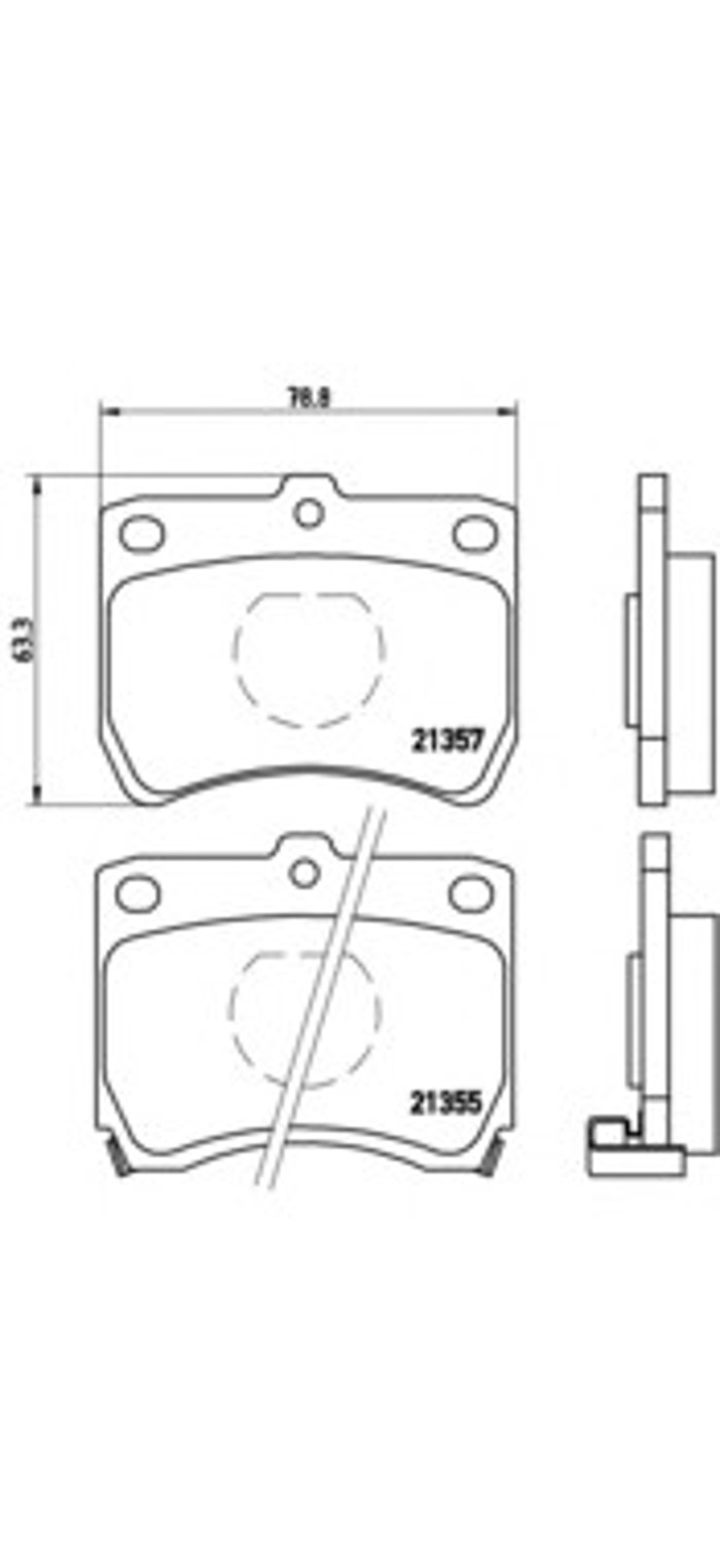 Колодки тормозные дисковые BREMBO P49013