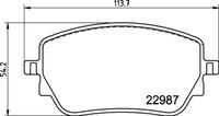 Колодки тормозные дисковые задние BREMBO P50148