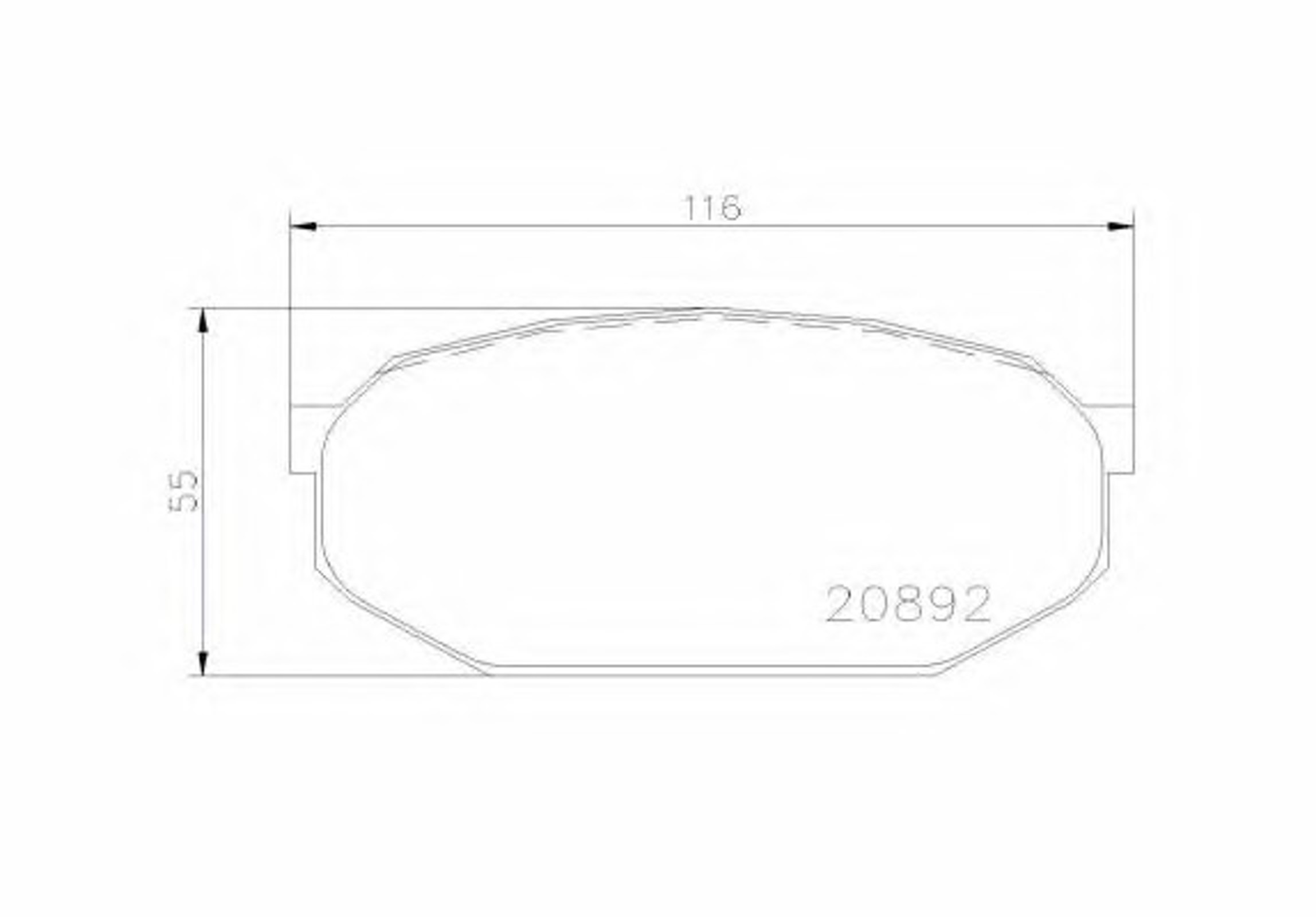 Колодки тормозные дисковые BREMBO P54005