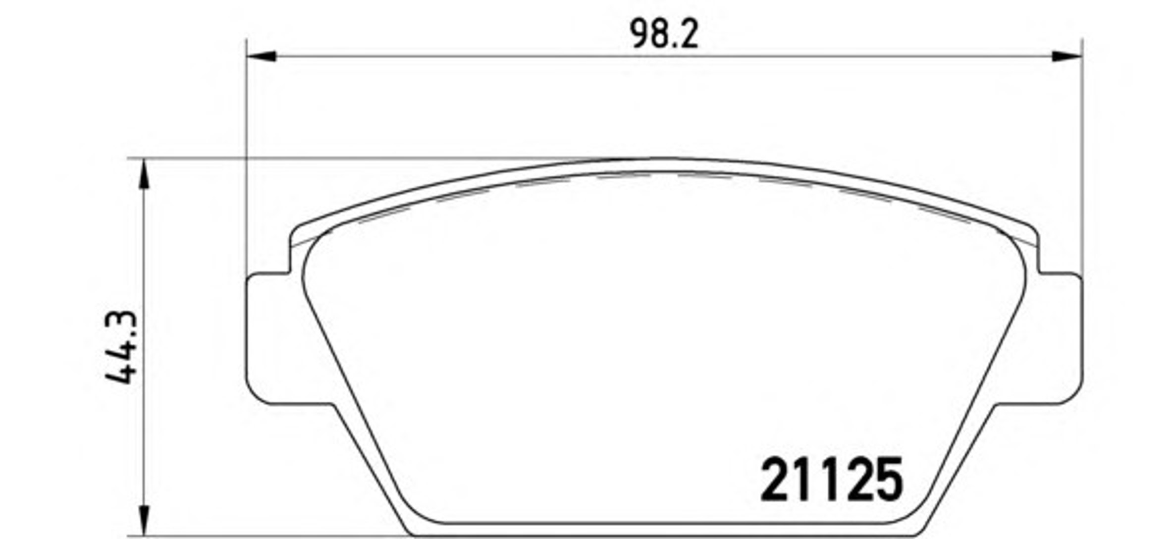Колодки тормозные дисковые BREMBO P54010