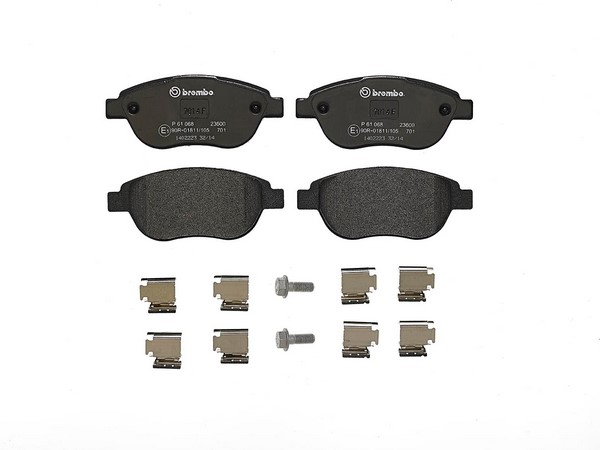 Тормозные колодки дисковые BREMBO P61068