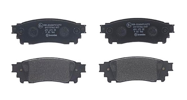 Тормозные колодки BREMBO P83166