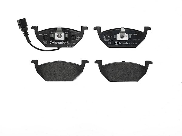 Комплект тормозных колодок дискового тормоза BREMBO P85072