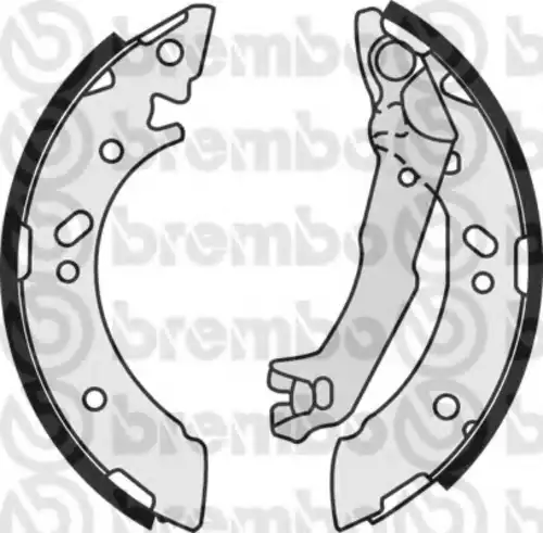 Тормозные колодки задние (барабанные) BREMBO S30510