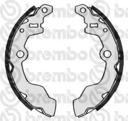 Тормозные колодки задние (барабанные) BREMBO S78503