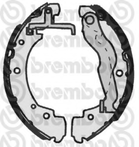 Тормозные колодки задние (барабанные) BREMBO S85515