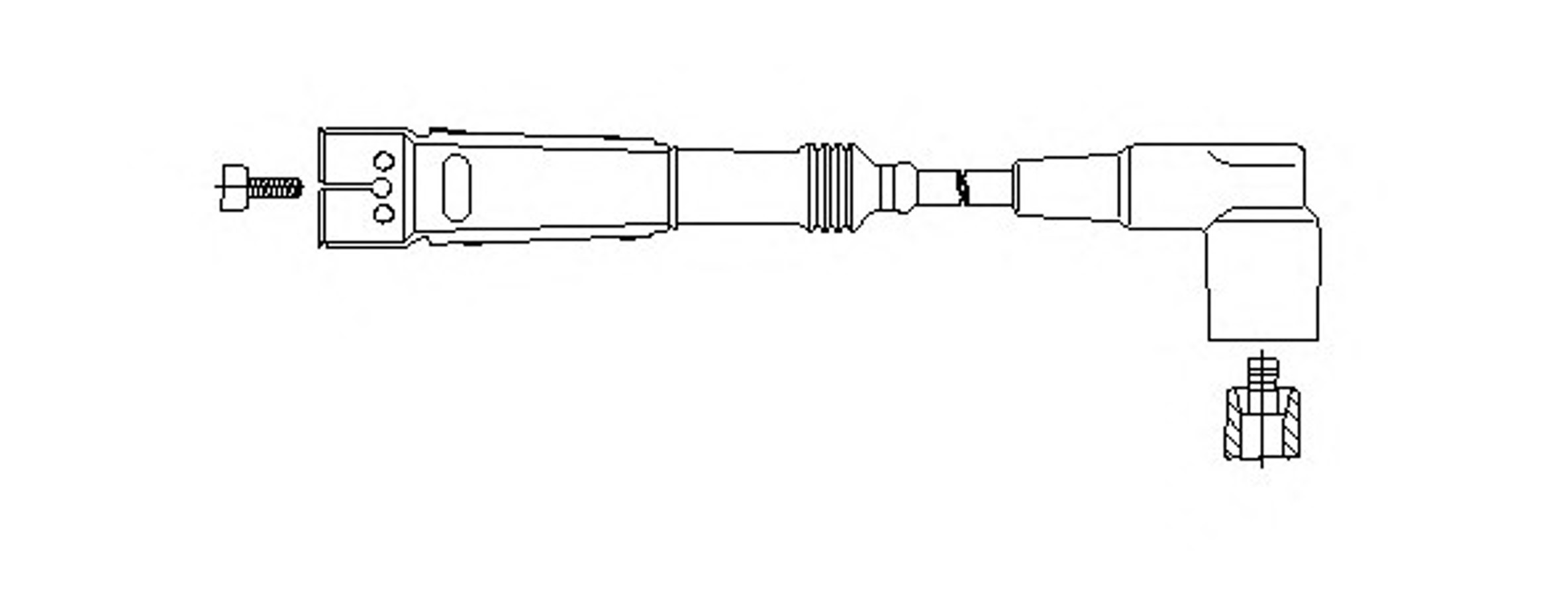 Провод высоковольтный BREMI 157/65