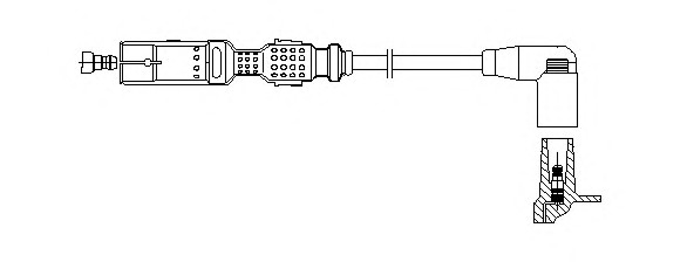 Провод высоковольтный BREMI 1A28/70