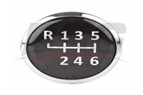Bsg 90-465-025 эмблема рукоятки кпп 6 скоростей BSG BSG 90-465-025