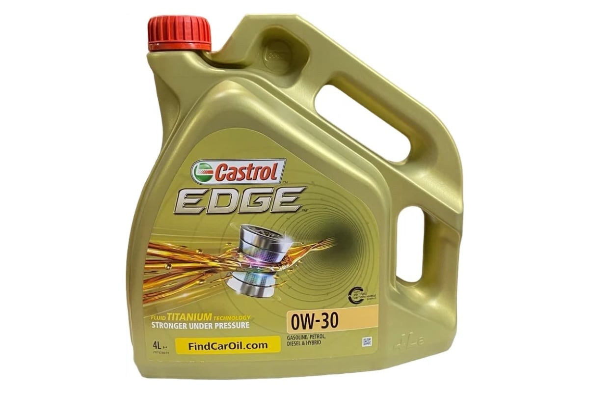 Моторное масло castrol edge titanium 0w30 c3 4 л CASTROL 1533EB