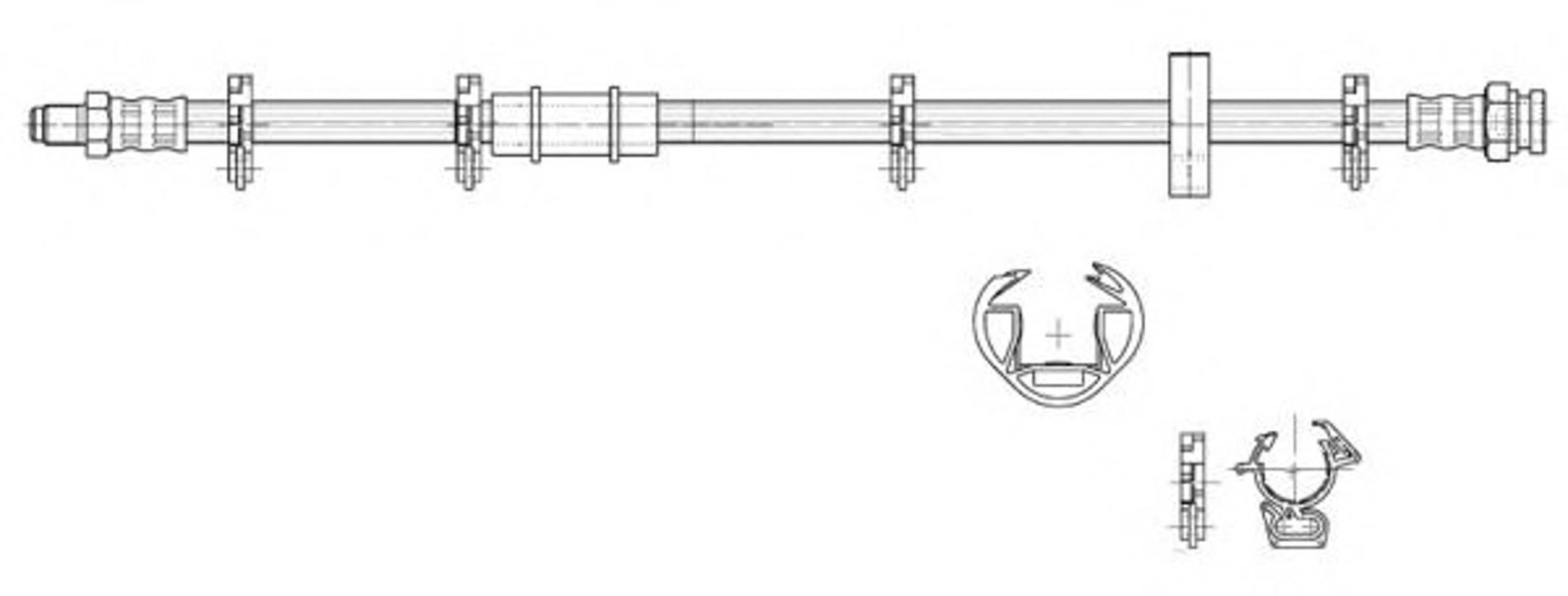 Шланг тормозной CEF 516973