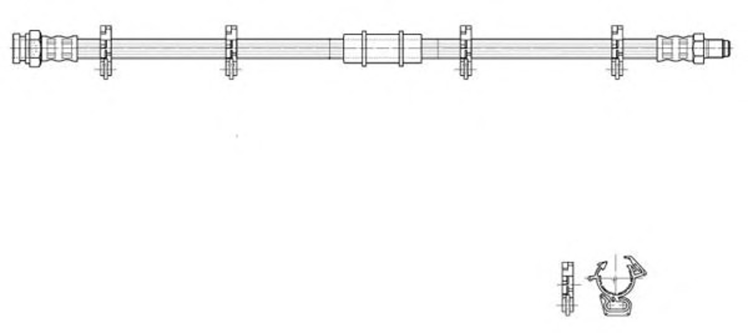 Шланг тормозной CEF 517133