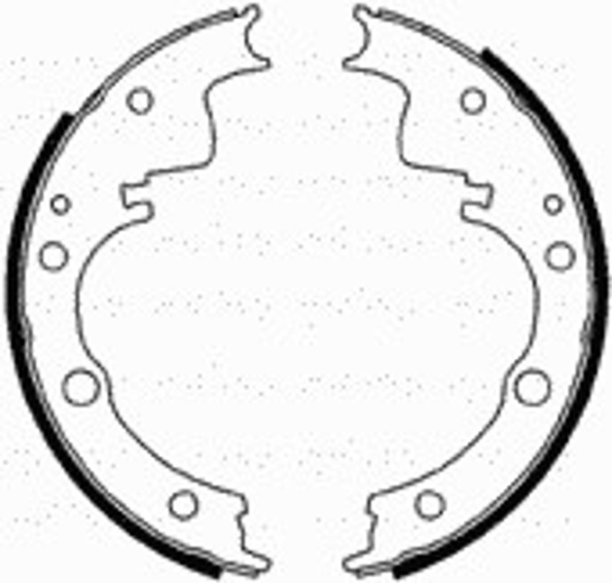 Колодки тормозные барабанные CIFAM 153-139