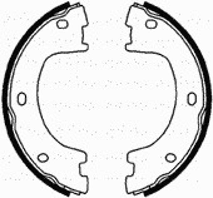 Колодки тормозные барабанные CIFAM 153-249