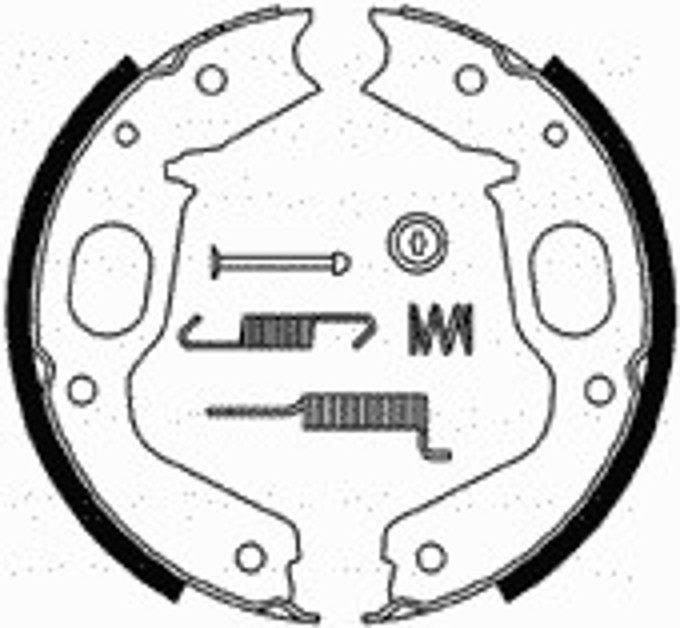 Комплект тормозных колодок стояночная тормозная система CIFAM 153-264K