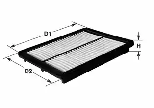 Воздушный фильтр CLEAN FILTERS MA3038
