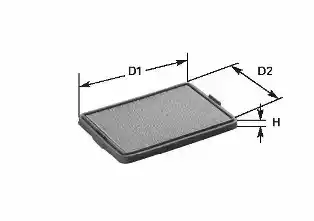 Воздушный фильтр CLEAN FILTERS MA3101