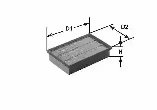 Фильтр воздушный CLEAN FILTERS MA657