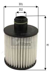 Фильтр масляный alfa romeo mito 1.3d 09- CLEAN FILTERS ML4569