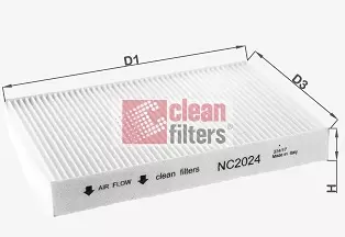 Салонный фильтр CLEAN FILTERS NC2024