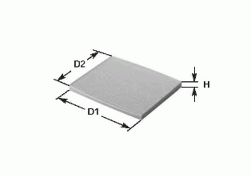 Фильтр салона угольный mercedes-benz c-class 00- c-class t-model 01- c-class купе 01- clk 02- clk кабрио CLEAN FILTERS NC2115CA