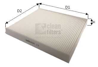 Фильтр салона audi a1 (gb ) 18- CLEAN FILTERS NC2431