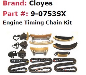 Комплект цепи грм CLOYES 9-0753SX