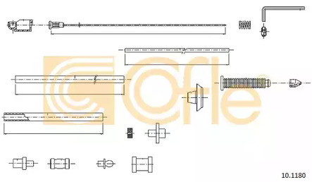 Тросик газа COFLE 10.1180