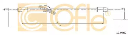 Трос стояночного тормоза COFLE 10.9462
