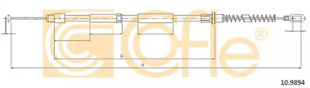 Трос стояночного тормоза COFLE 10.9894