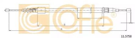 Трос стояночного тормоза COFLE 11.5758