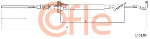 92.1402.03 трос сцепления fi friz fune seicento 11 rhd COFLE 92.1402.03