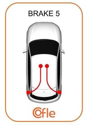 Трос стояночного тормоза vw polo rus барабанные тормоза COFLE 92.1.VK023