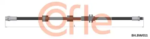 Шланг тормозной bmw serie 1 03- COFLE 92.BH.BW011