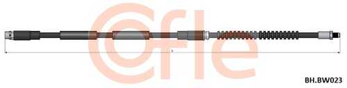 Шланг тормозной передн bmw x5 (e70-f15) 06- / x6 (e71-f16) 07-