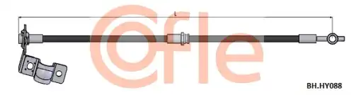Шланг тормозной hyundai santa fe 00- COFLE 92.BH.HY088