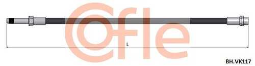 Шланг тормозной передн/задн mercedes sprinter 95- COFLE 92.BH.VK117