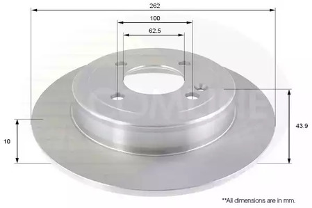 Тормозной диск comline