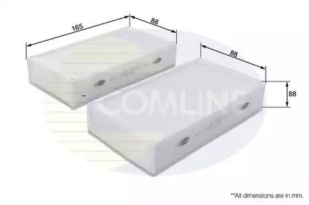 Фильтр салона COMLINE EKF390-2