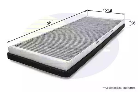 Фильтр салона COMLINE EKF125A