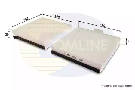 Фильтр салона COMLINE EKF282