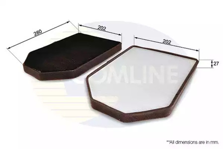 Фильтр салона COMLINE EKF236
