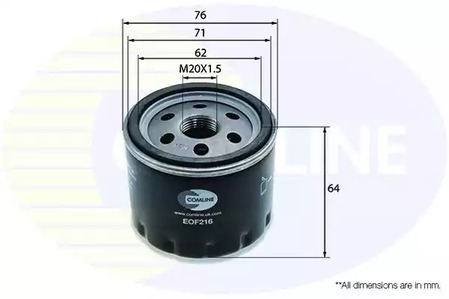 Масляный фильтр COMLINE EOF216