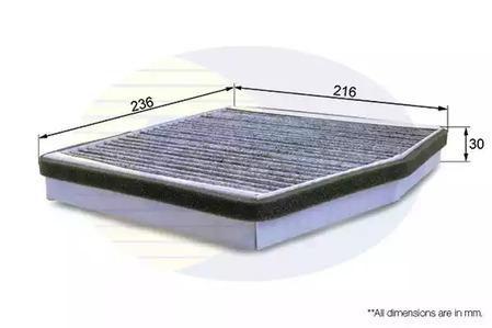 Фильтр салона COMLINE EKF102A