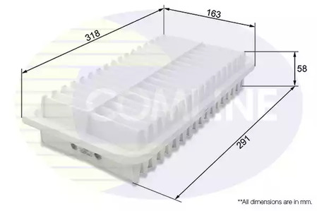 Фильтр воздушный COMLINE CTY12250