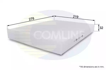 Фильтр салона COMLINE EKF163