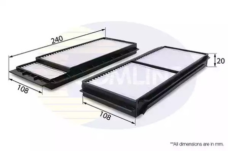 Фильтр салона COMLINE EKF267