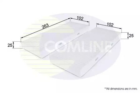 Фильтр салона COMLINE EKF221
